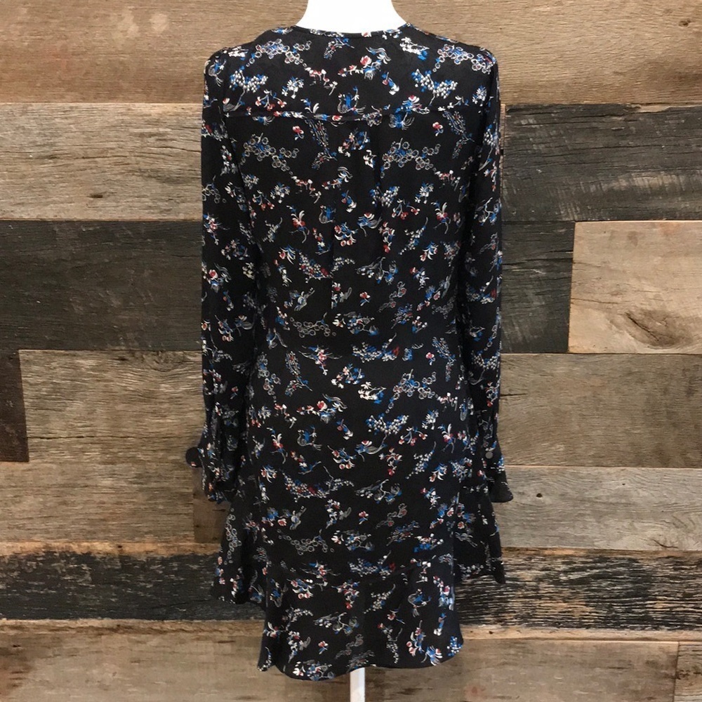 Veronica Beard Floral Print Silk Dress - Picture 7 of 10